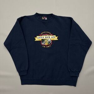 Vintage Soffe USAF United States Air Force Little Rock AFB Crewneck Sweatshirt